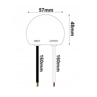 BERGE LED zdroj do boxu - 24V - 15W - 0,63A - IP67