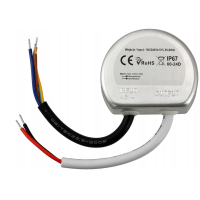 BERGE LED zdroj do boxu - 24V - 20W - 0,83A - IP67