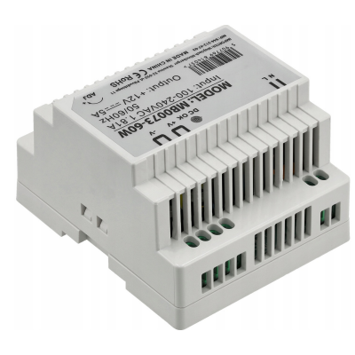 BERGE LED zdroj na DIN lištu 12V - 60W - 5A