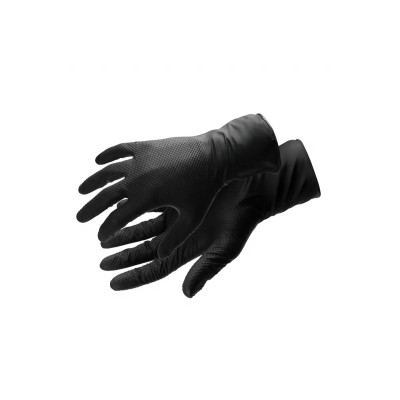 WUSSOW jednorázové nitrilové rukavice s diamantovou...