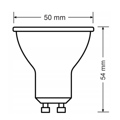 PHILIPS 5x LED žárovka Philips GU10 - 4,7W - 345lm - 2700K