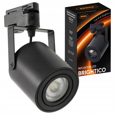 BERGE LED kolejnicové světlo GU10 - černé