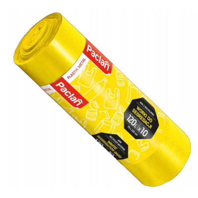 Paclan Plastové segregační pytle 120 litrů - 10 ks