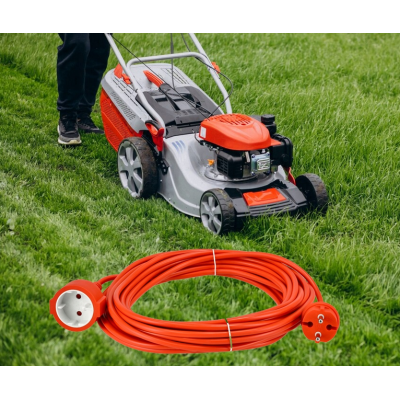 ECOLIGHT Univerzální prodlužovací kabel oranžový 10m 2x1mm2