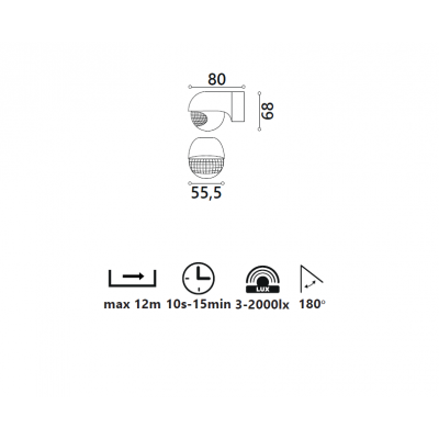 Pohybové čidlo MOVI 09 PROFESSIONAL