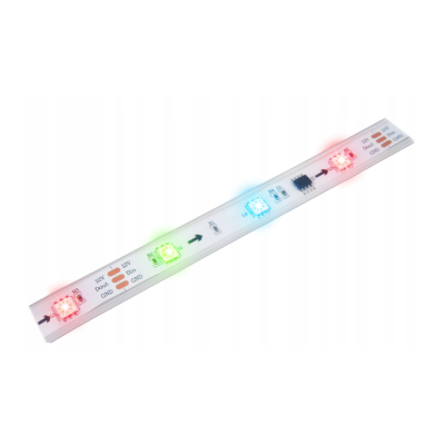 BERGE Digitální pásek LED - RGB - IP20 - 5m - duhový efekt