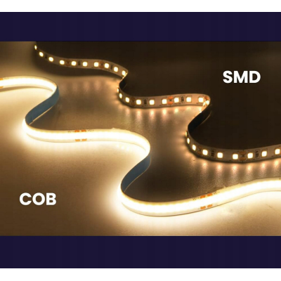 BERGE LED pásek COB Neon 12V - 480D - 9W/m - IP20 - 50m - 990lm/m - neutrální barva
