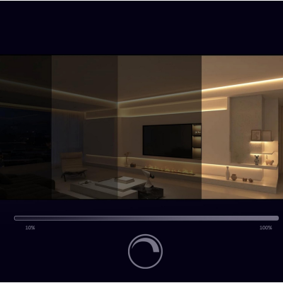 BERGE LED pásek COB Neon 12V - 480D - 9W/m - IP67 - 990lm - 5m - studená barva