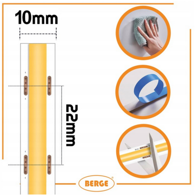 BERGE LED pásek COB Neon 12V - 528D - 15W/m - IP20 - 1650lm - 50m - teplá barva