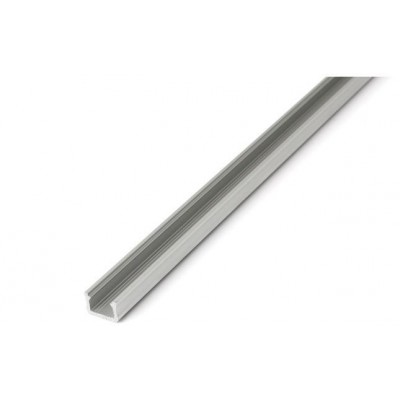 Povrchový profil X - eloxovaný - 1m - stříbrný