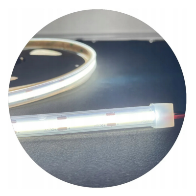 BERGE LED pásek COB Neon 24V - 528D - 15W/m - IP20 - 1650lm - 5m - studená barva