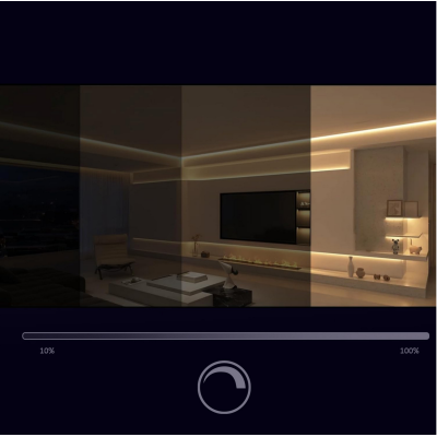 BERGE LED pásek COB Neon 24V - 528D - 15W/m - IP20 - 1m - 1650lm - teplá barva