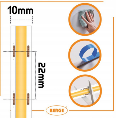 BERGE LED pásek COB Neon CCT 12V - 608D - 22W/m - IP20 - 1650lm - 1m