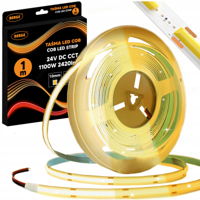 BERGE LED pásek COB Neon CCT 24V - 608D - 22W/m - IP20 - 1m