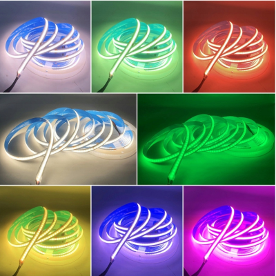 BERGE LED pásek RGB Neon COB 12V - 450D - 15W/m - IP20 - 1m