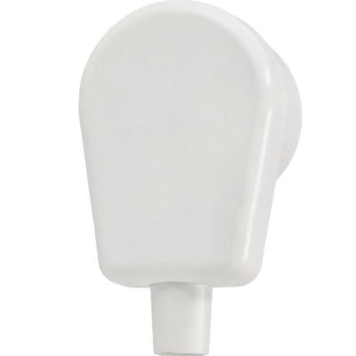 BERGE Bílá úhlová zástrčka s uzemněním 250V - 16A 3x2,5mm2