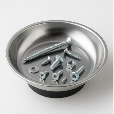 CROWNMAN Magnetická dílenská miska na šroubky 150 mm