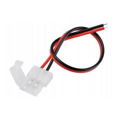ECOLIGHT Mono klip konektor LED pásku - 8mm 2pin kabel