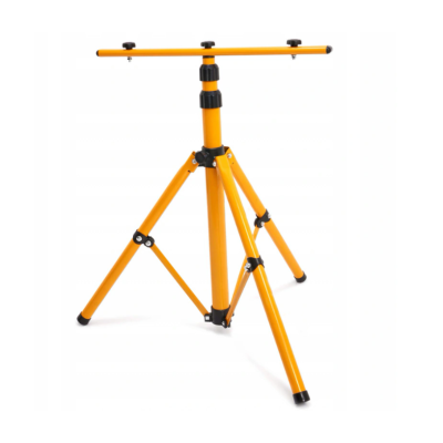 BERGE Stativ na reflektor dvojitý - žlutý - 140cm