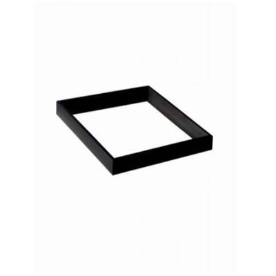 ECOLIGHT Zacvakávací rám pro panel 60x60 - černý