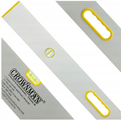 CROWNMAN Hliníková vodováha s rukojeťmi - 1m