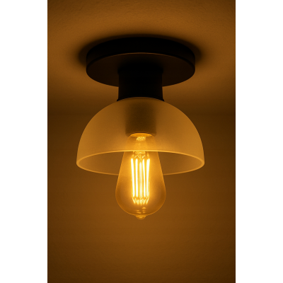 BERGE LED žárovka s vláknem E27 - ST64 - 8W - teplá bílá