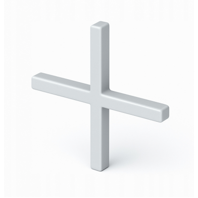 CROWNMAN Plastový kříž na dlaždice 2,0 mm - 100 ks