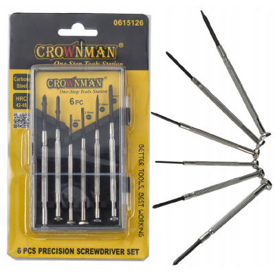 CROWNMAN Sada 6 šroubováků