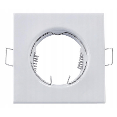 BERGE Halogenové stropní svítidlo, pohyblivé, kulaté, bílé, zapuštěné, GU10, MR16