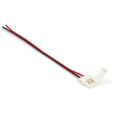 BERGE Konektor pro LED pásek, klipsový kabel, 10 mm, 2pinový