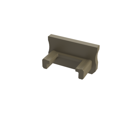 BERGE Krytka pro profil - A - inox