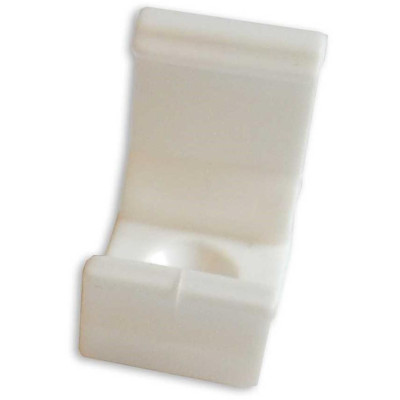 BERGE Montážní úchyt plastový pro profil - C - bílý