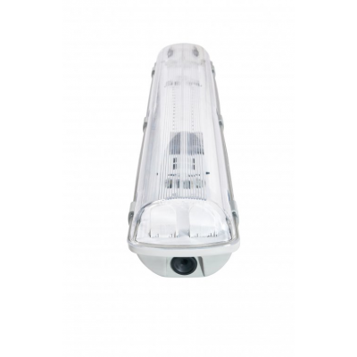 Svítidlo pro LED trubice T8 s odrazovou plochou - 2x60 cm - IP65