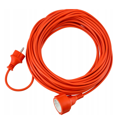 Prodlužovací kabel 30m pro zahradní sekačku, stavební, dlouhý 230V 2x1mm2 13A 2000W