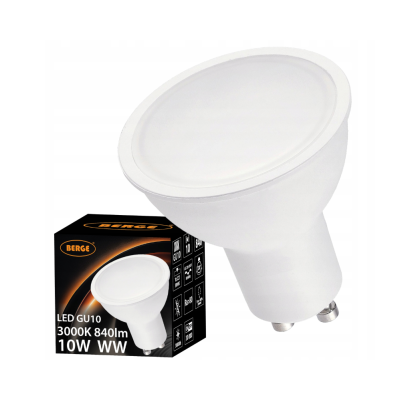 Sada 10x GU10 LED žárovek 10W - teplá bílá