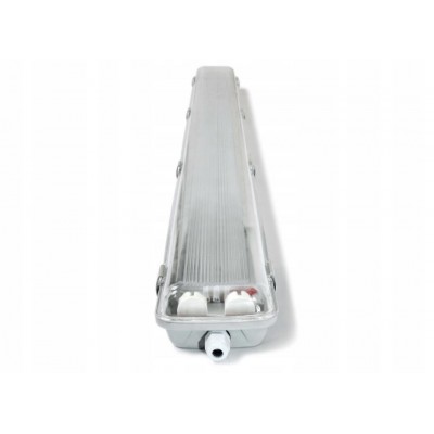 Trubicové svítidlo MP0123-79539 + LED trubice 2x120cm T8 36W studená bílá 6500K