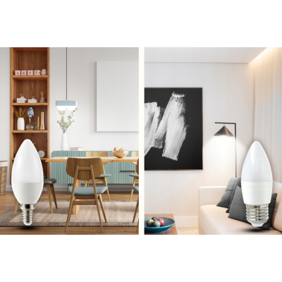 SADA 10x LED žárovka E14 7W 600lm - neutrální bílá