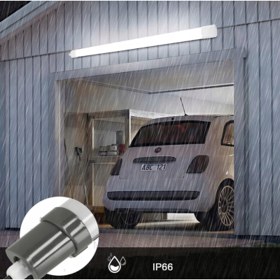 SADA 2 LED lamp 120cm 36W 3000lm Hermetické svítidlo IP65 do garáže, dílny