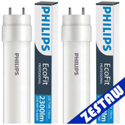 SADA 2x Philips LED trubice 150 cm 23 W , 54 W 2300 lm 4000 K 30 000 h EcoFit