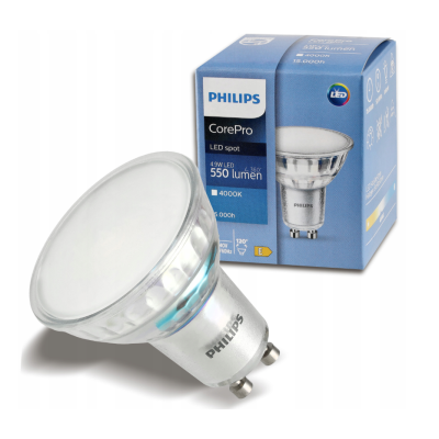 SADA 3x žárovka Philips GU10 4,9W 550lm 112lm/W 4000K EyeComfort
