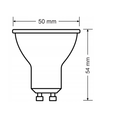 SADA 3x žárovka Philips GU10 4,9W 550lm 112lm/W 4000K EyeComfort