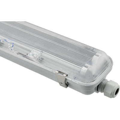 SADA 4 hermetických svítidel Philips LED 2x128cm trubicové lampy do garáže a dílny