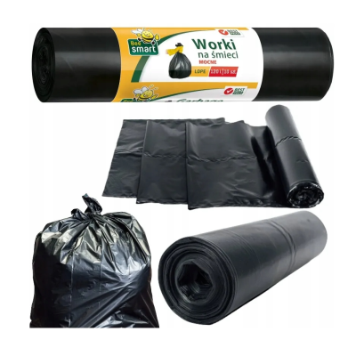 Pytle na odpad BeeSmart 120L 10 kusů SILNÉ nehořlavé LDPE pevné pytle