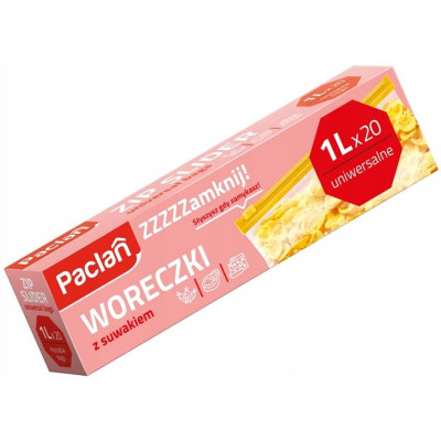 Sáčky na zip 1l 20 ks praktické a nepropustné