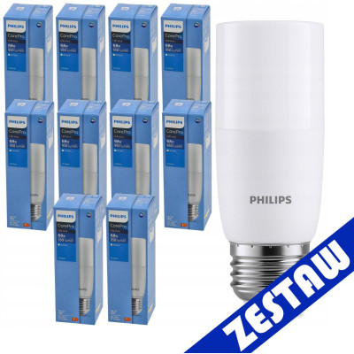 SADA 10 LED žárovek E27 T38 9,5W 950lm CorePro 3000K
