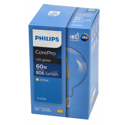 SADA 3 ks. E27 G93 LED žárovka 7W WW 806lm CorePro 2700K