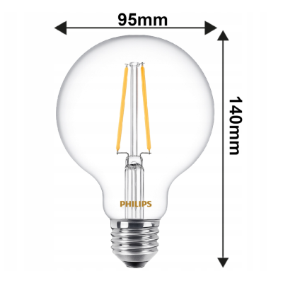 SADA 3 ks. E27 G93 LED žárovka 7W WW 806lm CorePro 2700K