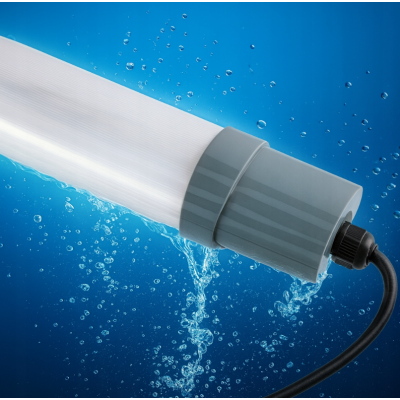 Sada 4 LED lamp 120cm 36W 3000lm hermetické svítidlo IP65 do garáže, dílny