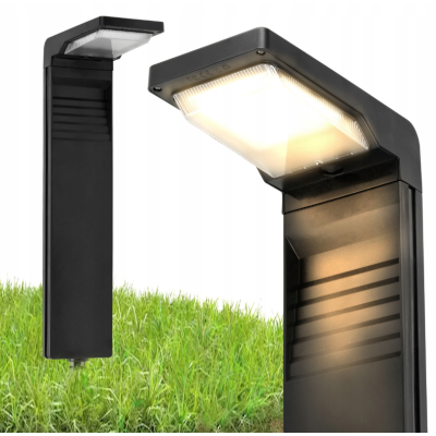 SADA 4 solárních LED zahradních lamp na zahradní sloupky se senzorem soumraku