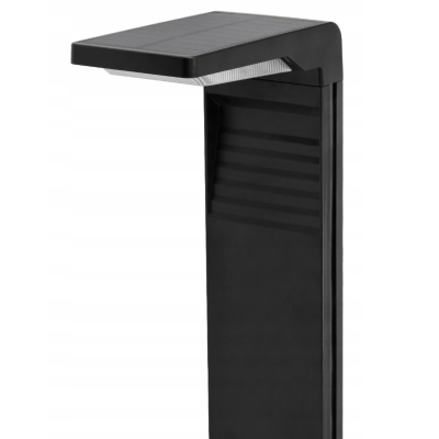 SADA 4 solárních LED zahradních lamp na zahradní sloupky se senzorem soumraku